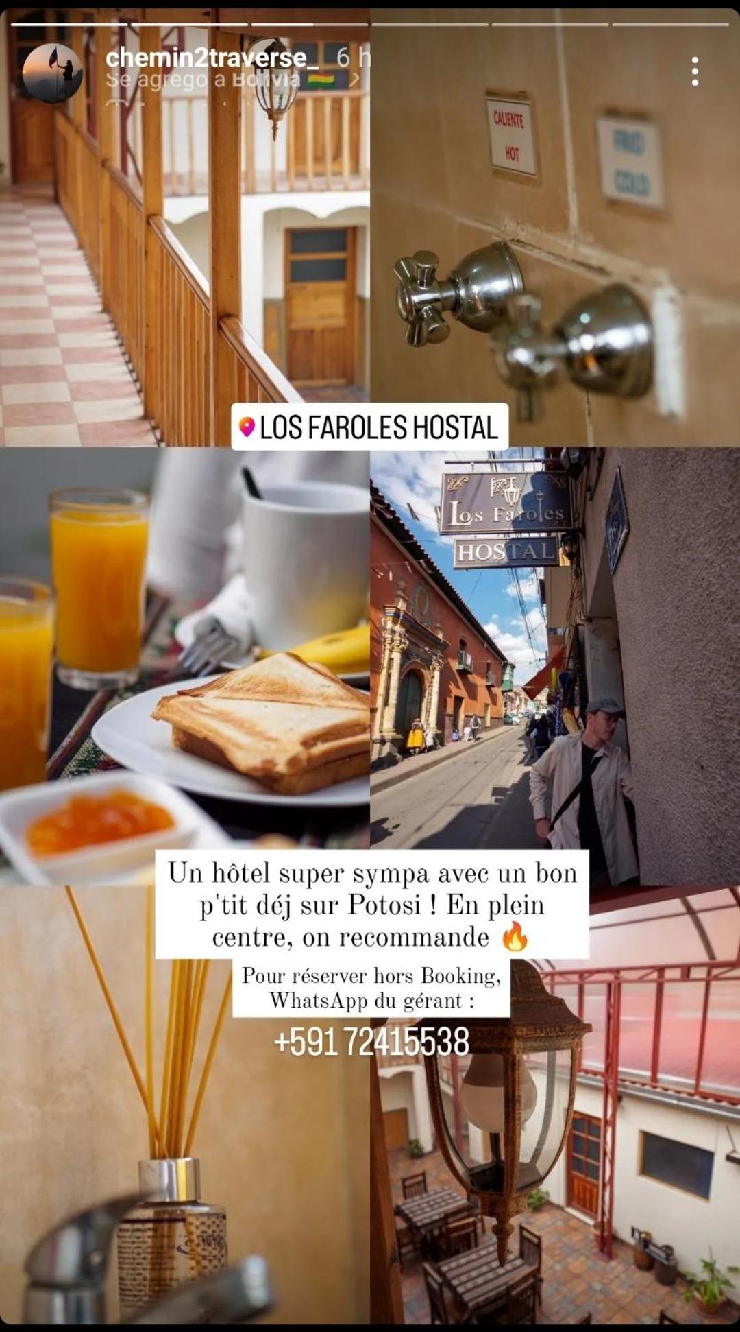 Los Faroles Hostal Potosi Exterior photo